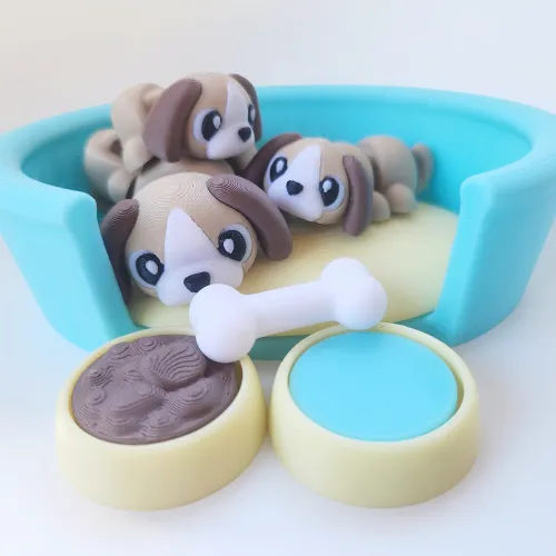 Puppy Collection: Puppy Family Play Set
